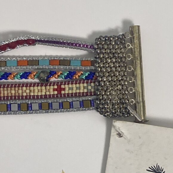 Noonday Collection Bracelet Hippy Boho Multicolor Beading Handcrafted Guatemala - Picture 5 of 15
